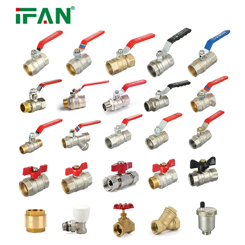 1/4''-4'' Pirinç Su Küresel Vanası