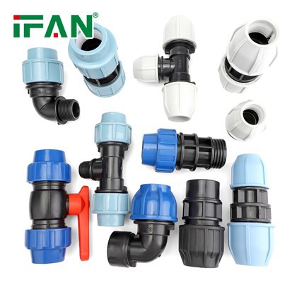 HDPE Poli Borular İçin PP Sıkıştırma Boru Bağlantısı
